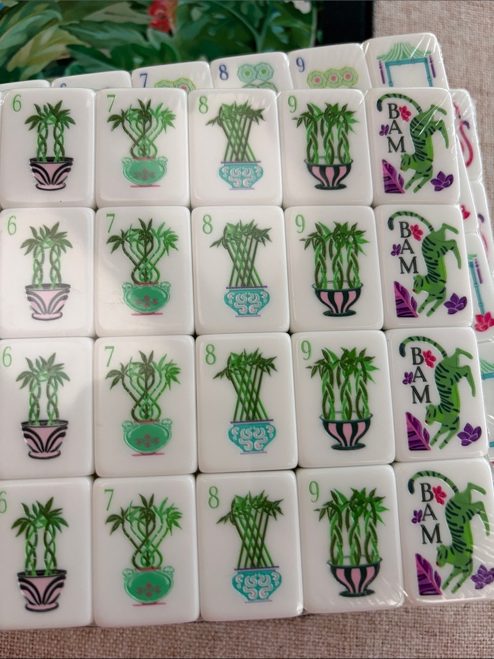 Newπ Bamboo Mahjong Tiles ποΈ and Tile Bag - Picture 14 of 15